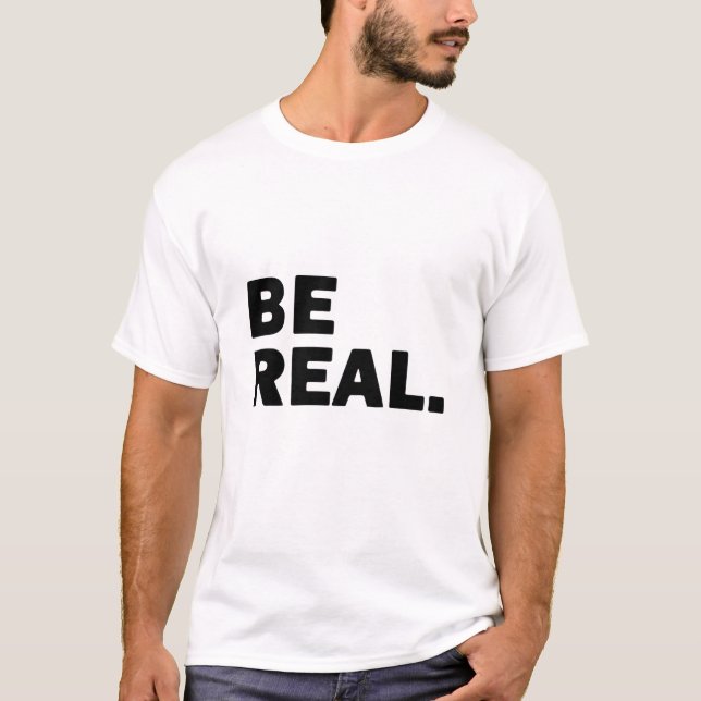 Camiseta Ser real - Gym (Anverso)