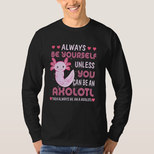 Camiseta Ser Siempre Divertido Axolotl Tees Chicas Adolesce (Anverso)