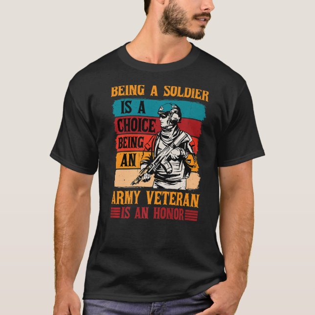 Camiseta Ser Soldado Es Una Elección (Anverso)