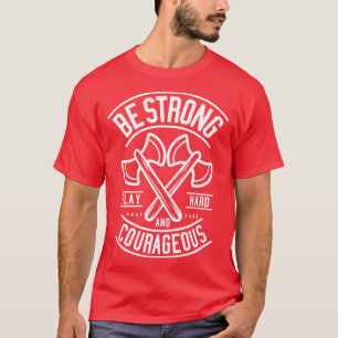 Camiseta Ser Sólidos Y Valientes Para La Oferta Motivaciona
