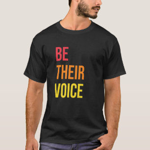 Camiseta Ser Su Voz Derechos Humanos Justicia Social Libert