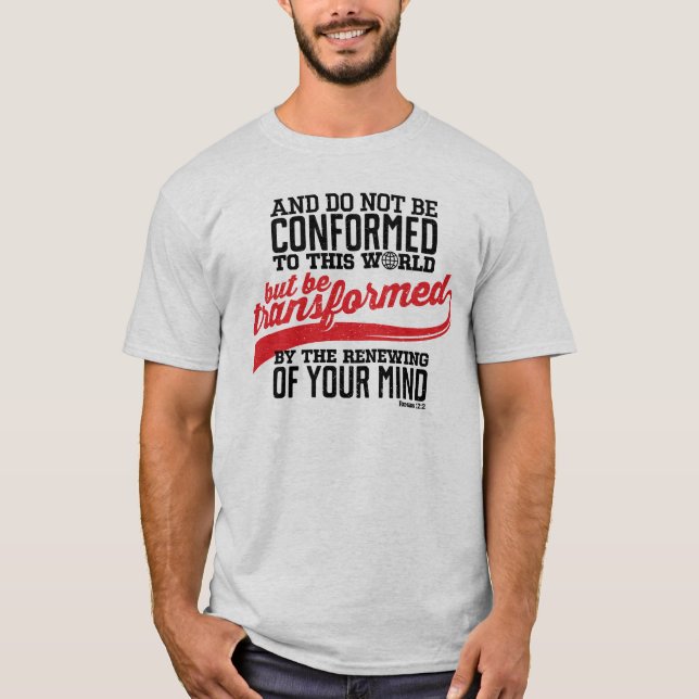 Camiseta Ser transformado (Anverso)