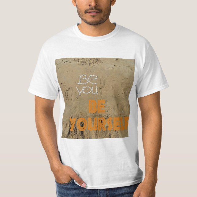 Camiseta ser tú mismo (Anverso)