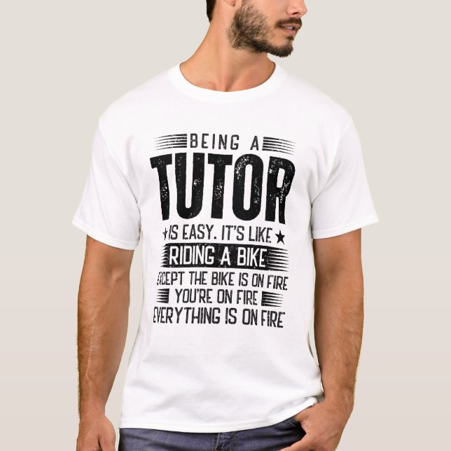 Camiseta Ser Tutor Es Fácil (Anverso)