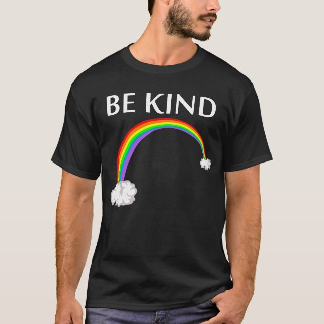 Camiseta ser un arco iris amable (Anverso)