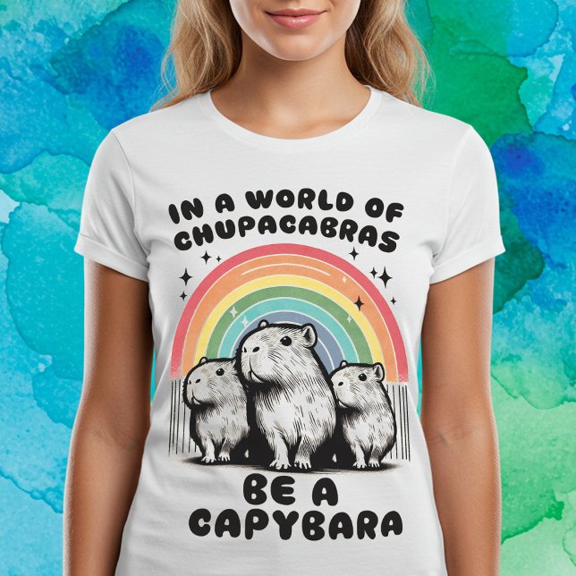 Camiseta Ser un capibara (Subido por el creador)