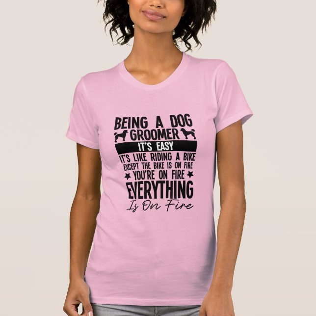 Camiseta Ser un creador de perros es fácil (Anverso)