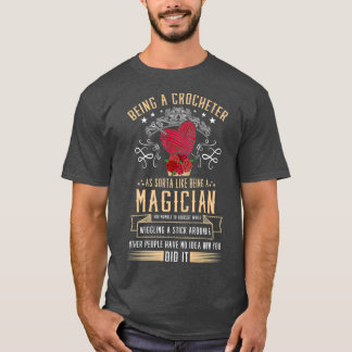 Camiseta Ser un croqueter como ser un mago para un