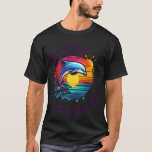 Camiseta Ser un delfín en un mar de peces