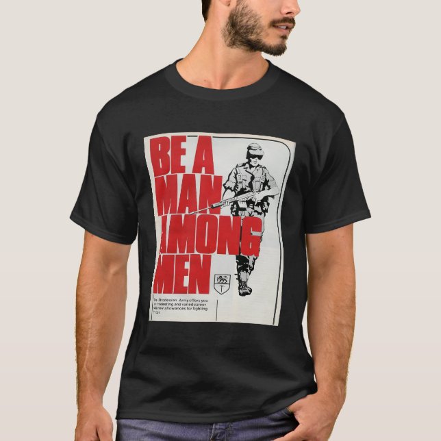Camiseta Ser un ejército entre los rodesianos (Anverso)