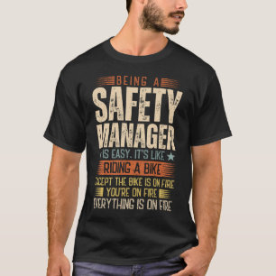 Camiseta Ser Un Gerente De Seguridad Es Fácil