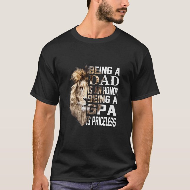 Camiseta Ser Un Padre Es Un Gpa De Honor Es Un Padres Inval (Anverso)