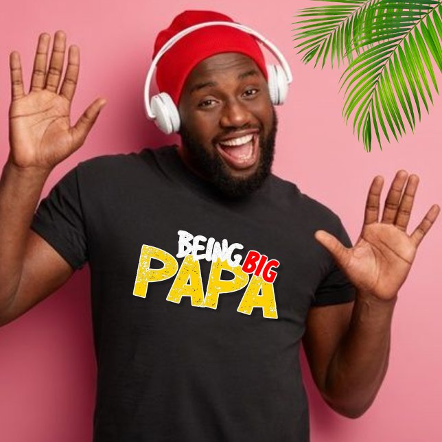 Camiseta Ser un papá grande (Subido por el creador)