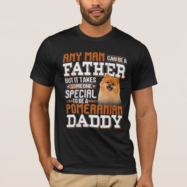 Camiseta Ser Un Papi Pomerano (Anverso)