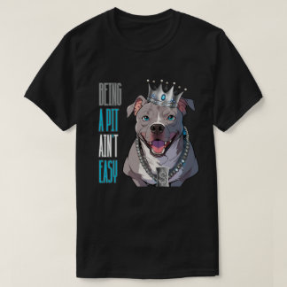 Camiseta Ser un pozo (Pimp) no es fácil para Pitbull gracio