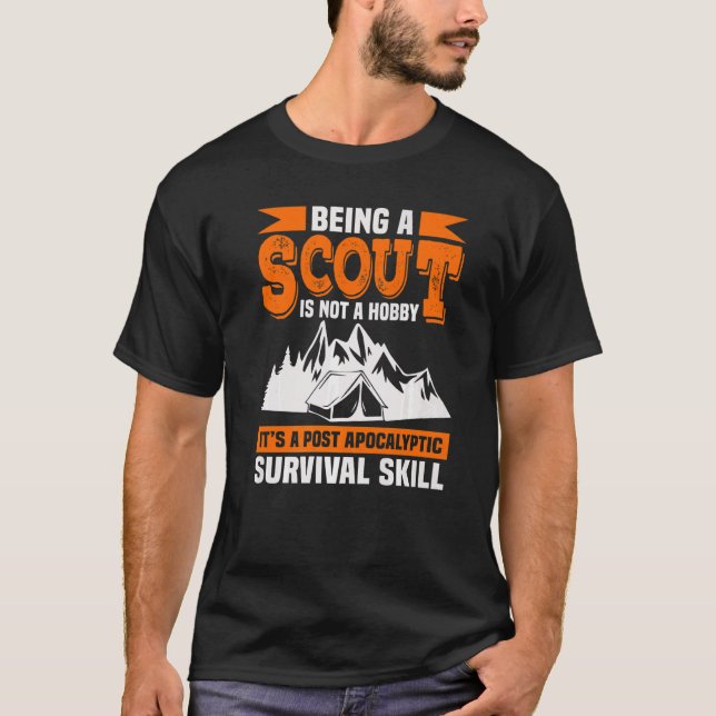 Camiseta Ser Un Scout No Es Un Hobby Scouts (Anverso)