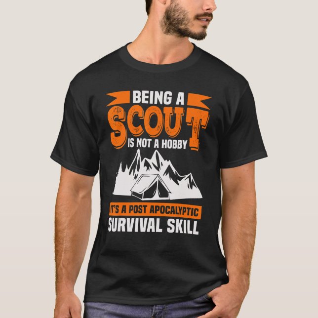 Camiseta Ser Un Scout No Es Un Hobby Scouts (Anverso)