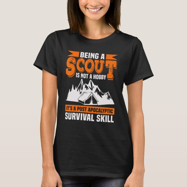Camiseta Ser Un Scout No Es Un Hobby Scouts (Anverso)