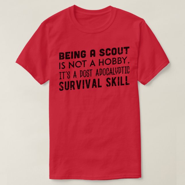 CAMISETA SER UN SCOUT NO ES UN SOMBRERO (Diseño del anverso)