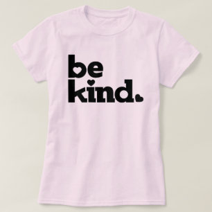 Camiseta Ser un slogan gráfico de texto negro amable camise