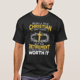 Camiseta Ser un verdadero cristiano no es una religión fáci