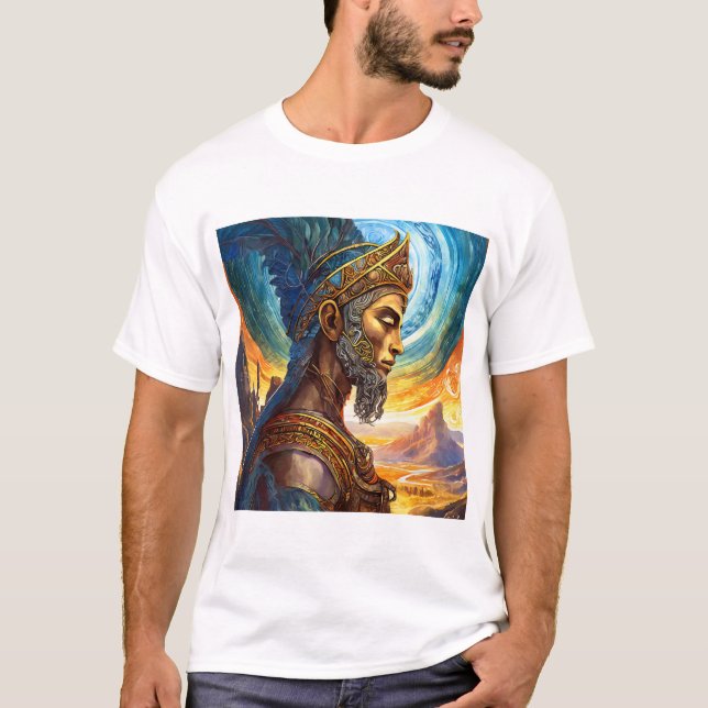 Camiseta ser un verdadero guerrero ser rey majestuoso (Anverso)