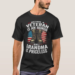 Camiseta Ser un veterano es una bandera de honor - estadoun
