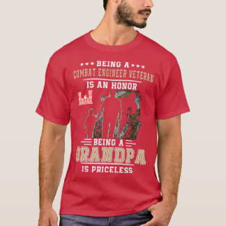 Camiseta ser un veterano ingeniero de combate es un ser de 