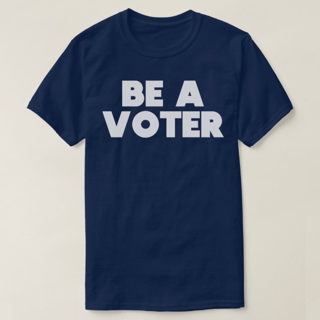Camiseta Ser un votante (Diseño del anverso)