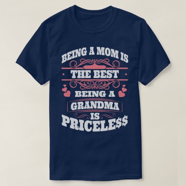 Camiseta Ser Una Abuela No Tiene Precio (Diseño del anverso)