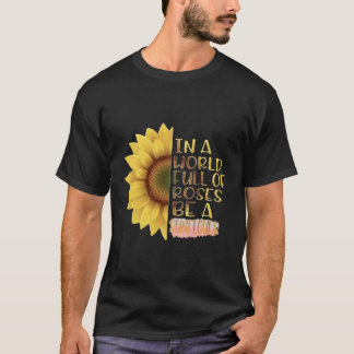 Camiseta Ser una cita de girasol