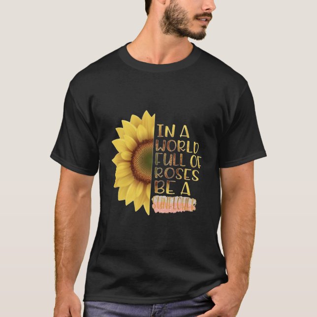 Camiseta Ser una cita de girasol (Anverso)