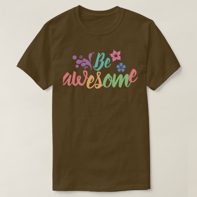 Camiseta Ser una cita motivadora increíble (Diseño del anverso)