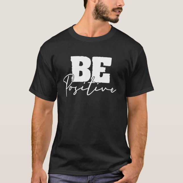 Camiseta Ser una inspiración motivacional positiva Concienc (Anverso)
