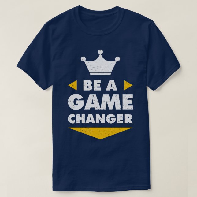 Camiseta Ser una inspiración positiva para cambiar el juego (Diseño del anverso)