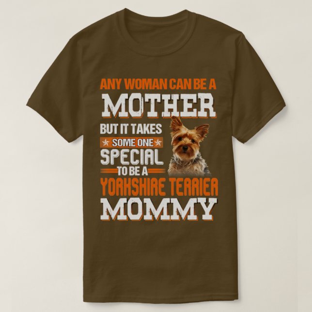 Camiseta Ser una mamá aterradora de Yorkshire (Diseño del anverso)