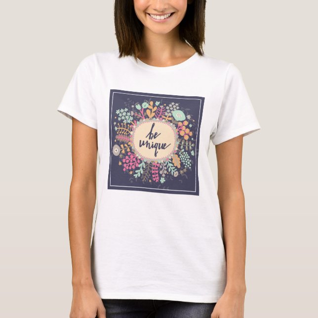 Camiseta Ser único (Anverso)