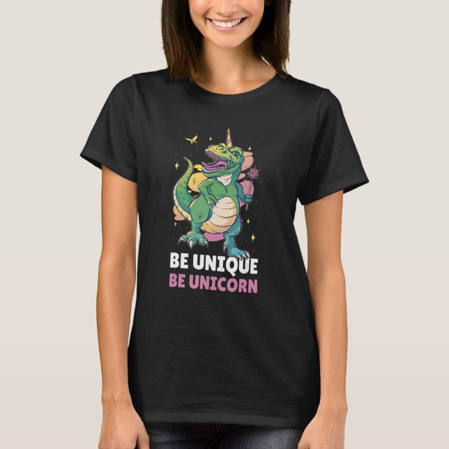 Camiseta Ser único en Unicornio 4 (Anverso)