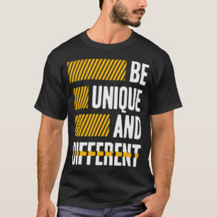 Camiseta Ser único y diferente