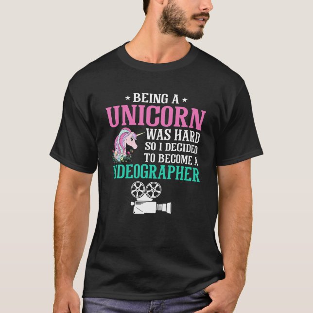 Camiseta Ser Unicornio Fue Difícil, Decidí Convertirme En V (Anverso)