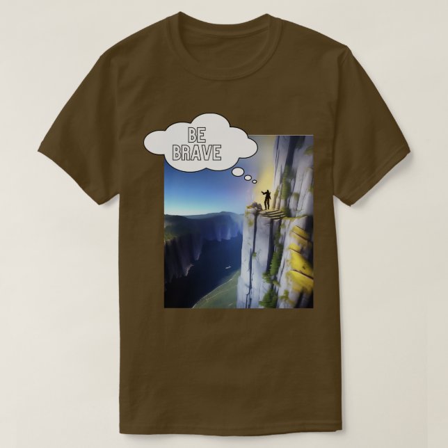 Camiseta ser valiente (Diseño del anverso)