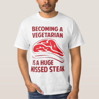Camiseta Ser Vegetariano Es Un Enorme Robo Perdido