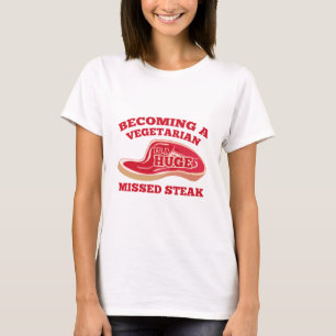 Camiseta Ser Vegetariano Es Un Enorme Robo Perdido