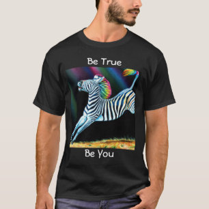 Camiseta Ser verdadero cebra