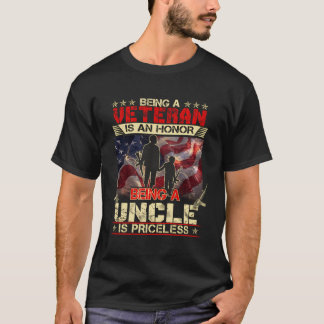 Camiseta Ser Veterano Es Un Honor Ser Tío Veterano