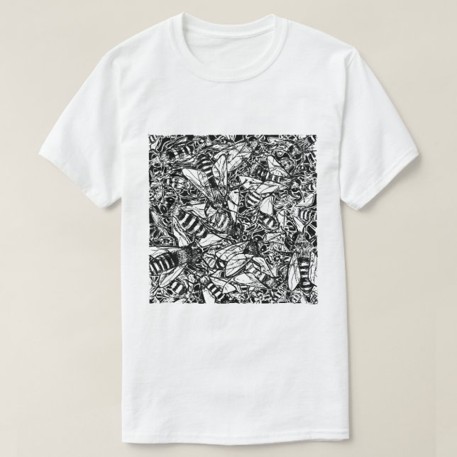 Camiseta Ser vivo bullicioso (Diseño del anverso)