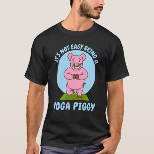 Camiseta ser yoga cerdito
