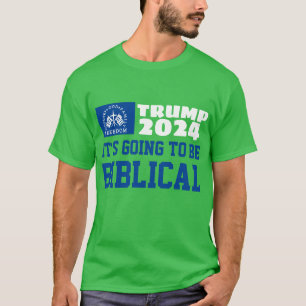 Camiseta Será Bíblico MAGA Trump 2024