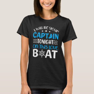 Camiseta Será Capitán En El Cruceros En Barco Sailor Boatin