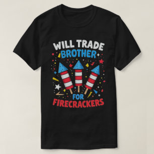 Camiseta ¿Será gracioso Comerciar Con Hermano Para Los Cami